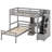 Jaunita Kids Twin Bunk Bed with Drawers-1076359506