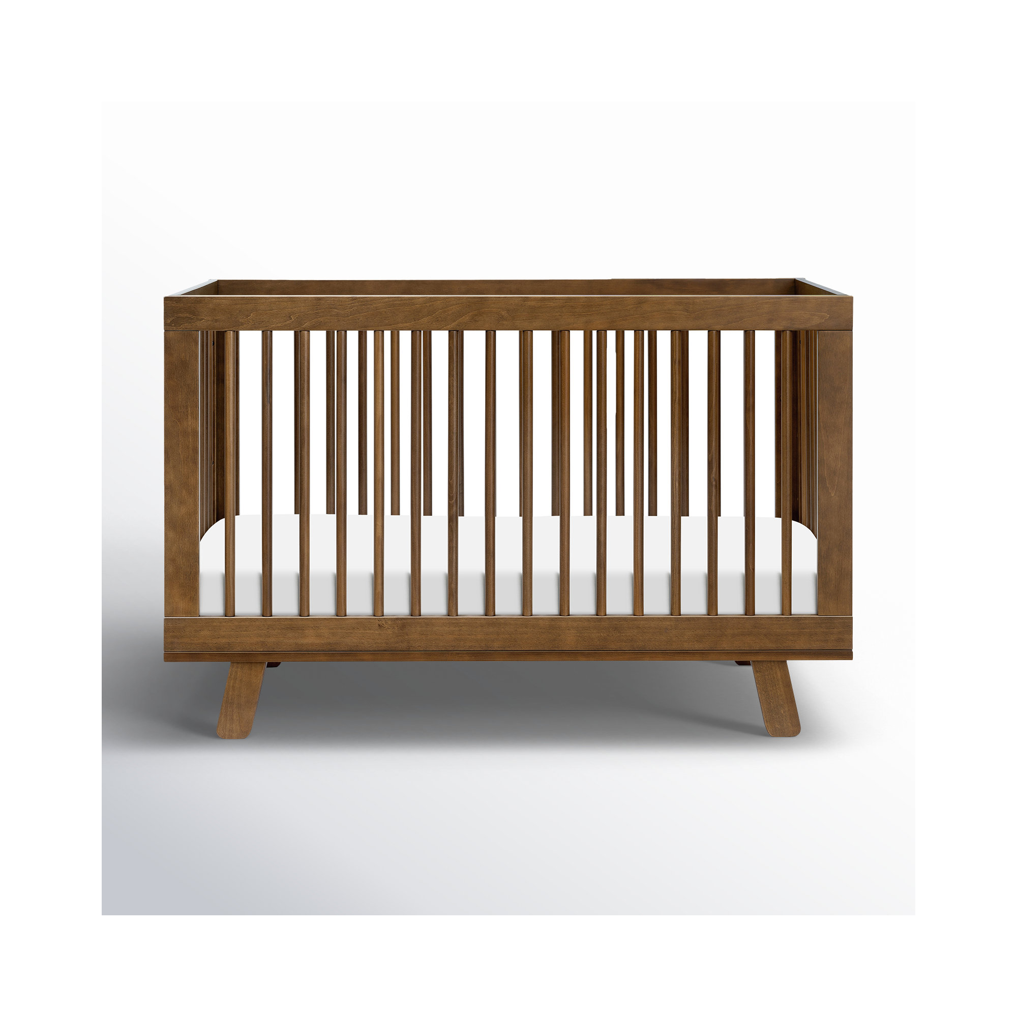 Hudson 3-in-1 Convertible Crib, Natural Walnut
