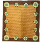 Summer Bloom Embroidered Throw Blanket