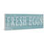 "Oeufs frais-sans cadre", art textuel sur bois-22379116