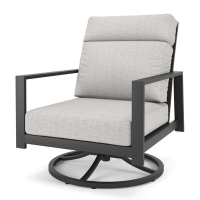 Townsend Metal Outdoor Rocking Chair With Sunbrella Cushion by Birch Lane