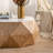 38"Three-Dimensional Embossed Pattern Design American Retro Style Coffee Table,White Tabletop