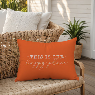  Housse de coussin rectangulaire et insert This is Our Happy Place