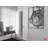 Gauss Single Panel Solid Core Primed Smooth Texture Interior Door Slab-56080727