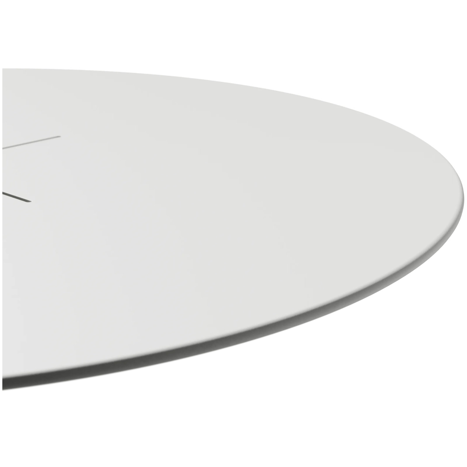 X 48'' Aluminum Outdoor Dining Table, White