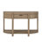 Curved 1-Drawer Console Table - Toffee