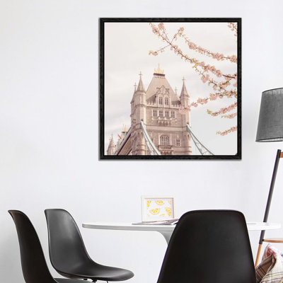 London Tower Bridge In Spring - Print on Canvas