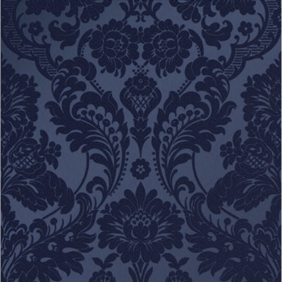 Gothic Damask Metallic Wallpaper Roll