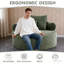 Chaise longue en mousse viscoélastique Cloud-466350349