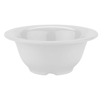 GET B-105-DW Melamine Narrow Rim Deep Fruit / Soup Bowl, 10 Ounce, White (Set of 12)