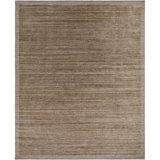 Yasmin Hand Knotted Striped Area Rug in Beige