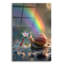 «At The End Of The Rainbow» par Ann Klee, art mural en verre acrylique, 24 po x 36 po-135847898