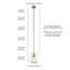 Luminaire suspendu simple à 1 lumière Chaima-1779953661