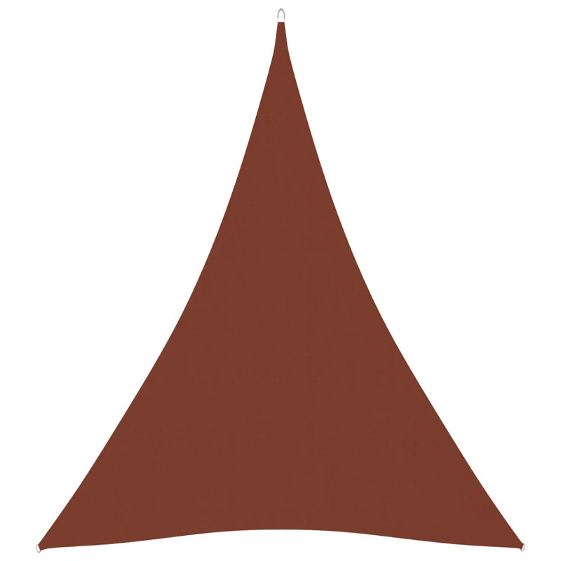 Rotella 5m x 5m Triangular Shade Sail, Terracotta