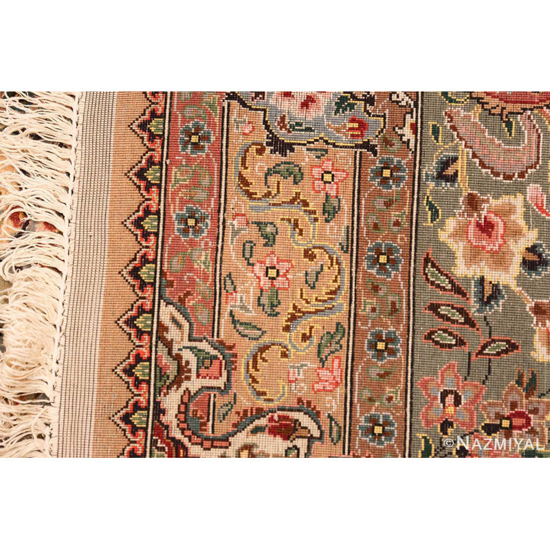 Tapis de zone ivoire Tabriz