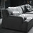 Gray 100% Polyester Modular Sofa cushion couch