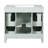 36" Bathroom Vanity With Ceramic Sink