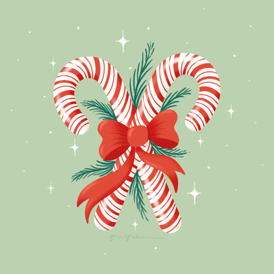 «Lets Get Merry II» par Gia Graham, reproduction d'art sur toile