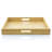 Gibson Home Sadler 15 Inch Wood Serving Tray With Built-In Handles