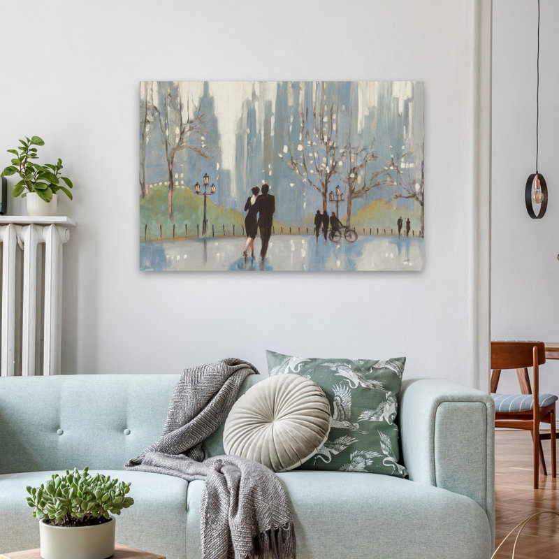 Une soirée contemporaine et française, H 36 po x l 24 po