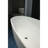 67 Inch Freestanding Solid Surface Soaking Bathtub