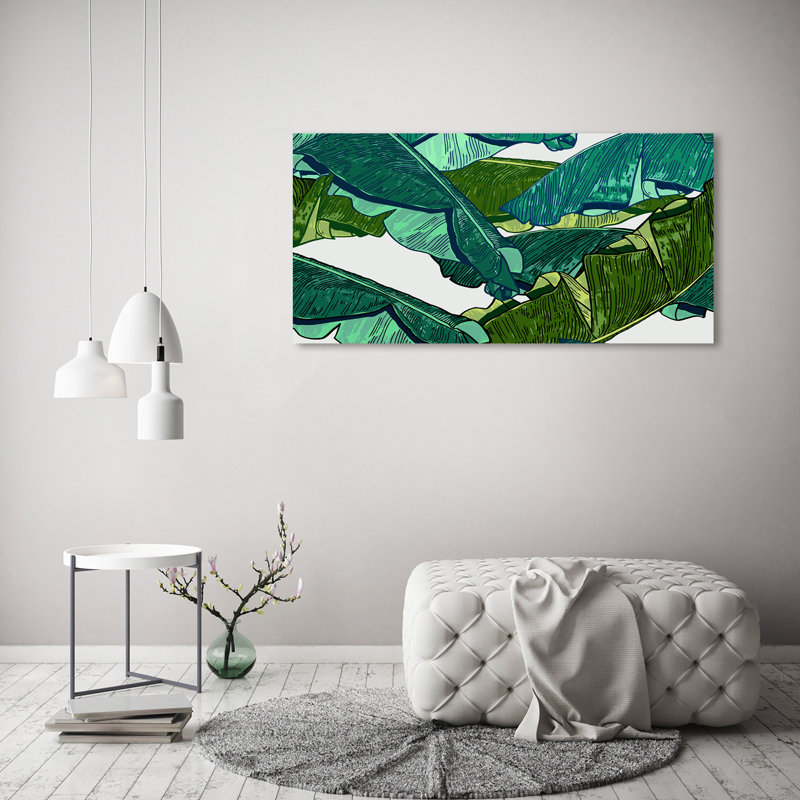 Banana Leaves - Wrapped Canvas Print