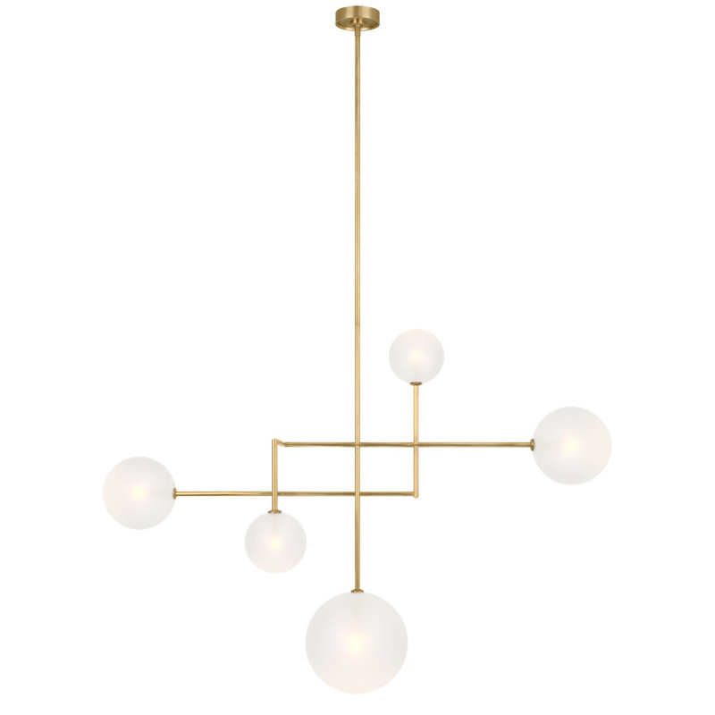 Linnea 5 - Light Metal LED Chandelier by AERIN