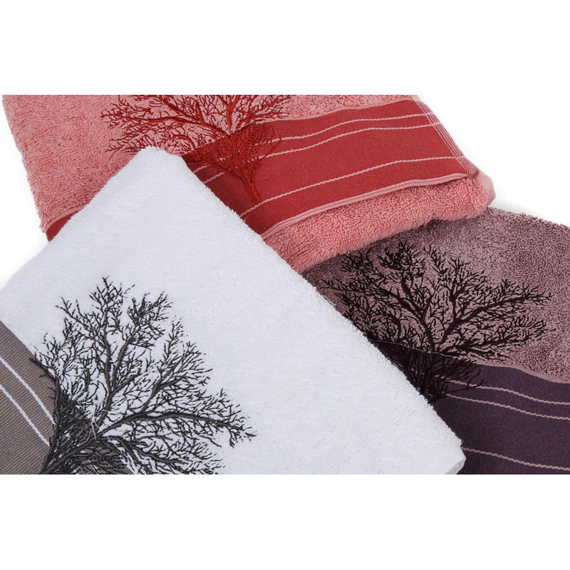 Ensemble de serviettes 6 pièces 100% coton