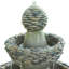 Weather Resistant Pedestal Fountain with Lights-1404449971