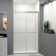 Frederick 45.75'' - 47'' W x 76'' H Bypass Semi-Frameless Shower Door with Clear Glass