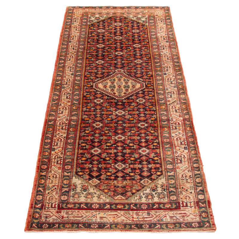Tapis bleu marine unique 3 pi 5 po x 10 pi 3 po Andelz