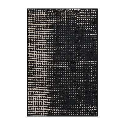 Tapis décoratif multicolore à motif abstrait
