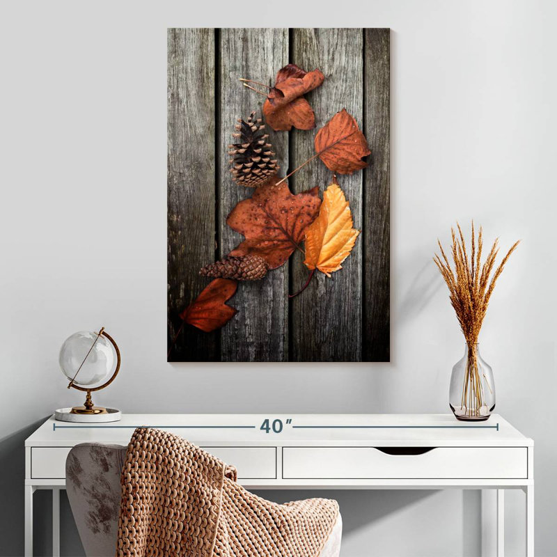 Harnek Dried Fall Leaves, 30" H x 20" W