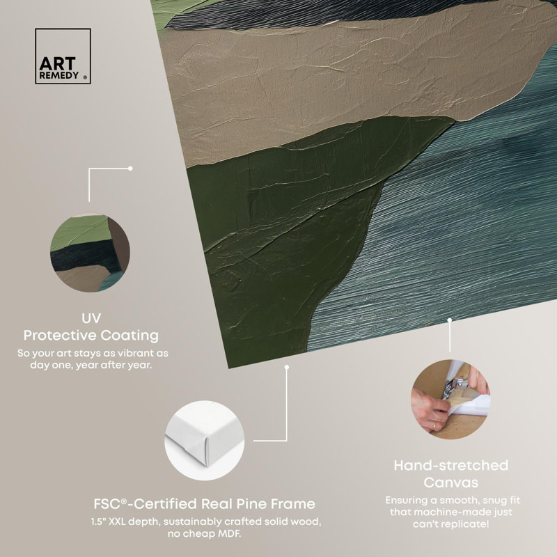 «Edifice of Earth I Decor», reproduction d'art sur toile par Art Remedy, H 12 po x l 12 po, Toile tendue avec châssis