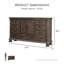 Commode 8 tiroirs Jadaya