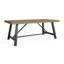 San Diego Dining Table. Steel Trestle Frame. Solid Pine Top - Seats 6 People OR Seats 8 People-22900772