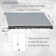 Dakota Fields 200cm D Polyester Cover Retractable Patio Awning