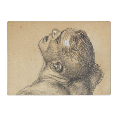 Sketch of a Man by Franz Von Stuck Chopping Board
