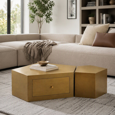 Ensemble de 2 tables gigognes Modern Modern