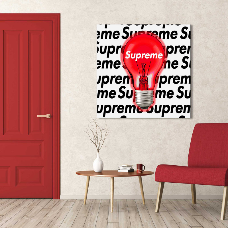 «Supreme Idea (Square)» par Jodi - impression, Toile tendue, H 36 po x l 36 po x 1,5 po