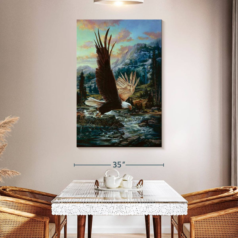 Brampt In Flight, 51" H x 34" W