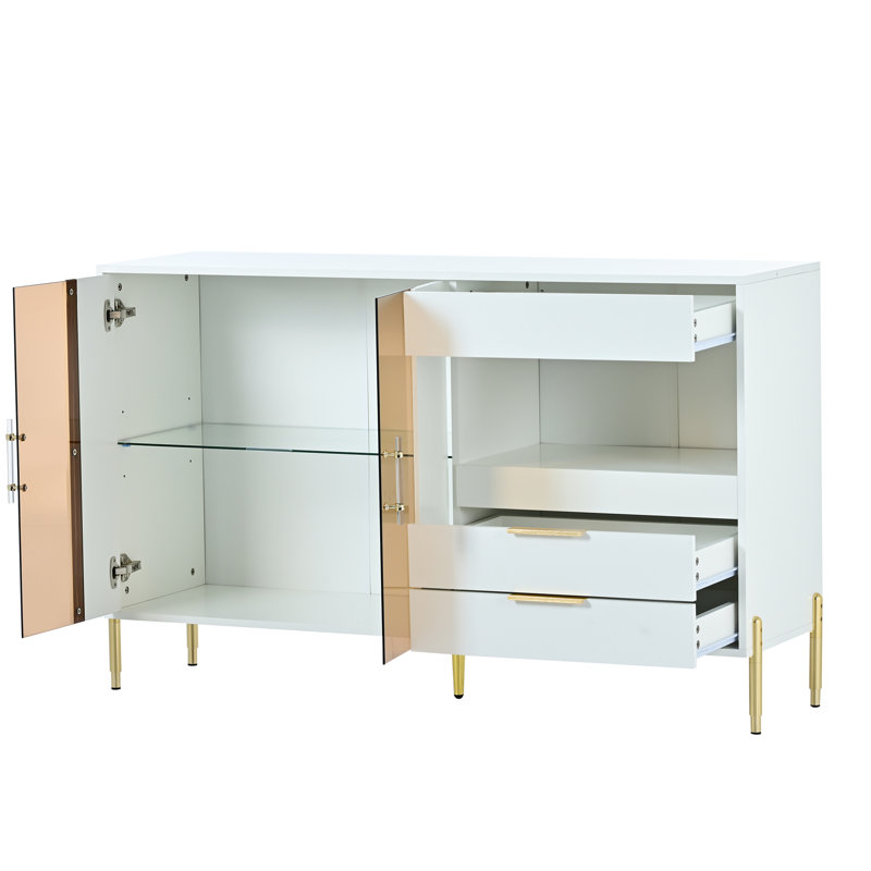 Armoire d'appoint Megale, Blanc