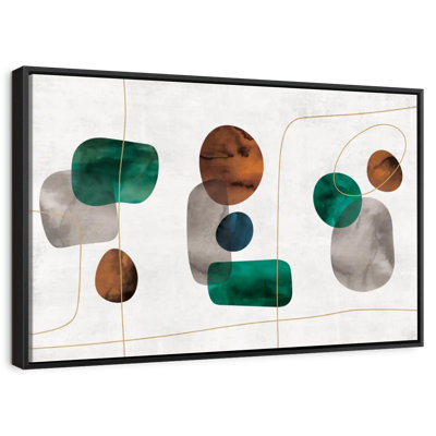 Emerald And Amber Shapes