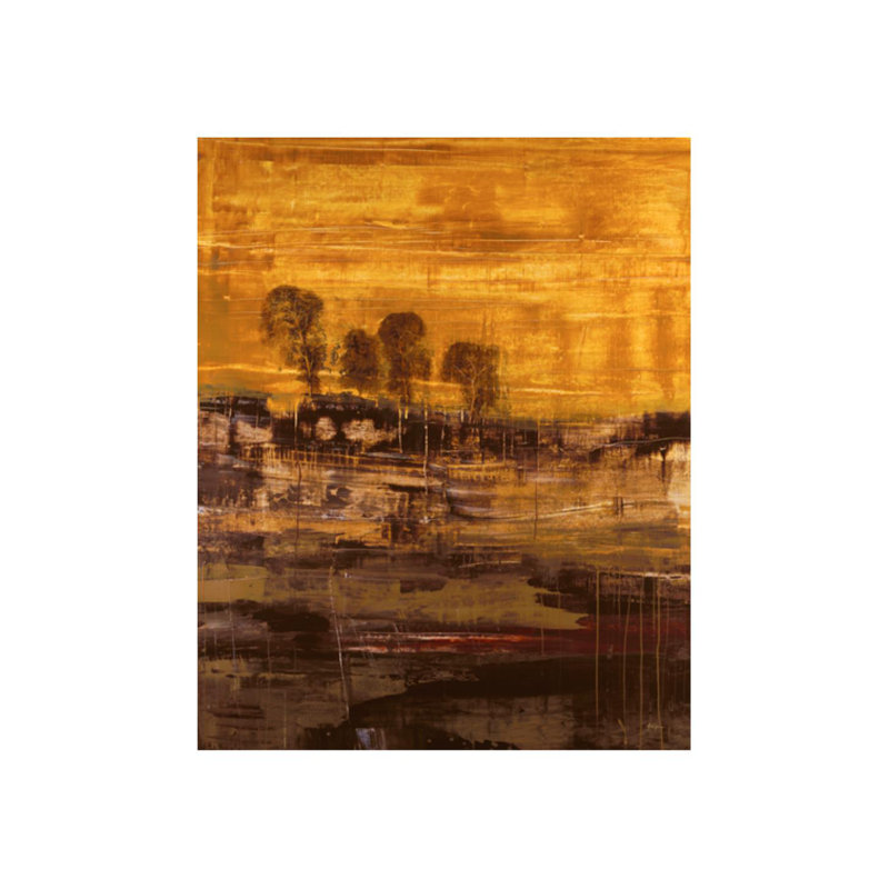 «Golden Sun I» par Chelsea Art Studio - impression sur toile tendue, H 50 po x l 40 po x P 1,5 po