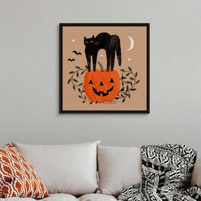 «Graphic Halloween I» par Victoria Barnes, reproduction d'art sur toile