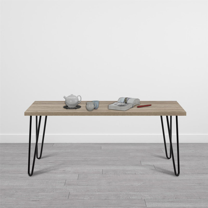Four Leg Coffee Table, Rustic Oak