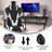 Kelig Gaming Computer Chair with Reclining Back, Slide-Out Footrest, and Transparent Roller Wheels-1825227255