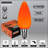 OptiCore LED Shatterproof C9 Smooth Christmas Light Replacement Bulbs-83791422