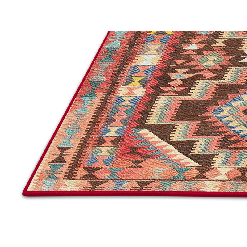 Tapis brun Southwestern, Rectangle 2 pi x 5 pi