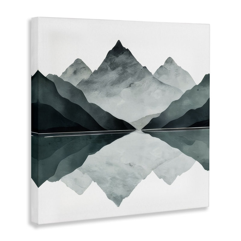 Terre et eau, art mural sur toile par Denise Dundon, H 36 po x l 36 po